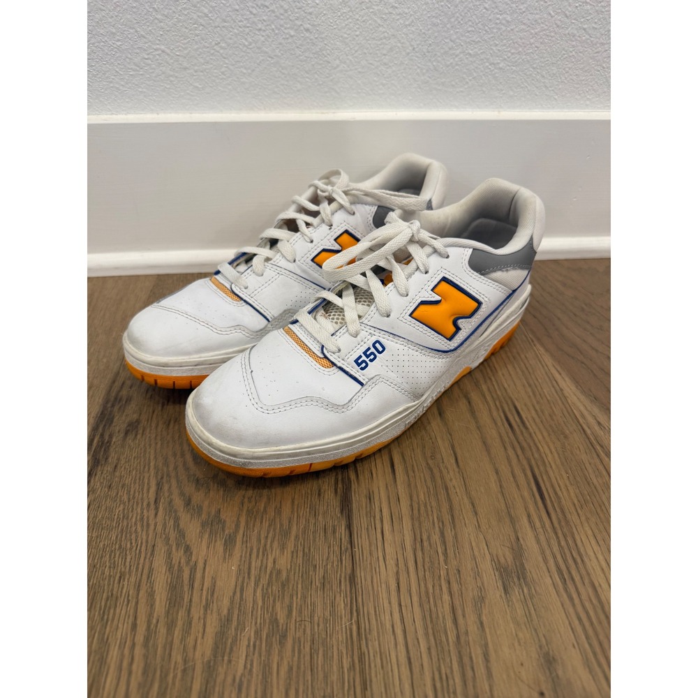 New Balance 550 Lakers Pack White Orange Blue Mens Low Top Sneakers Size‎ 10